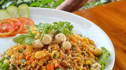 Cơm Chiên Tam Bảo Bà Rịa – Món Mới Hấp Dẫn Tại Làng Nướng Đông Nam Bộ