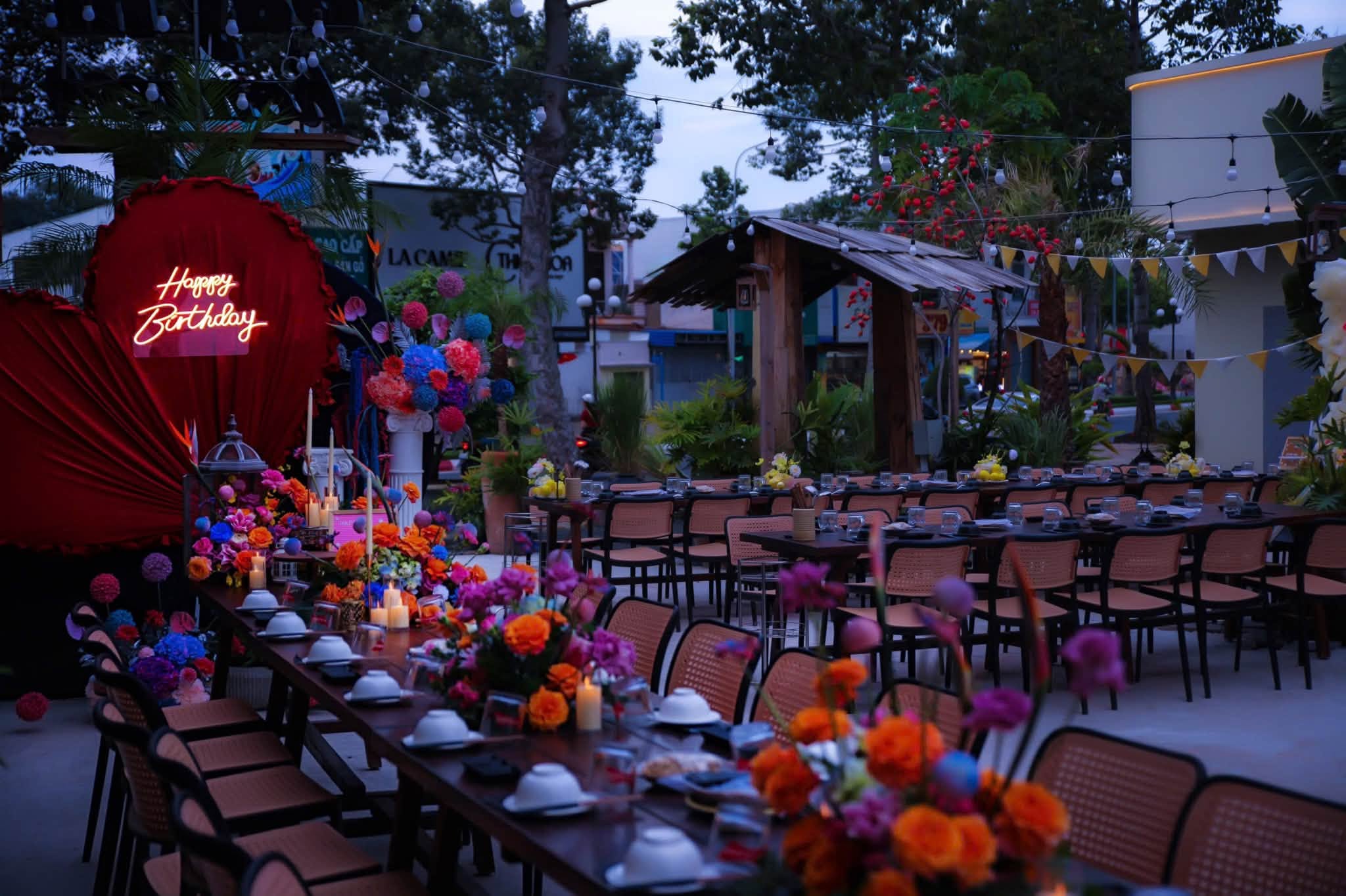 trang trí sinh nhật đẹp bà rịa tại lều nướng 